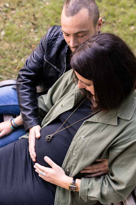 Séance grossesse en automne