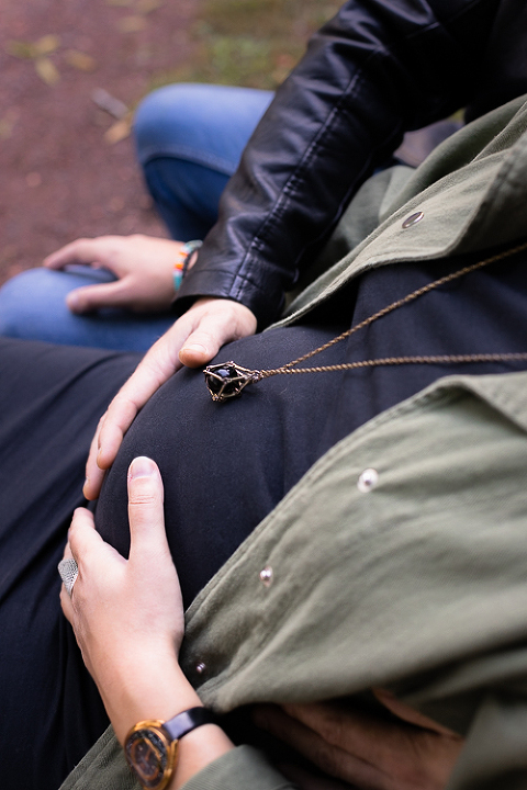 Séance grossesse en automne