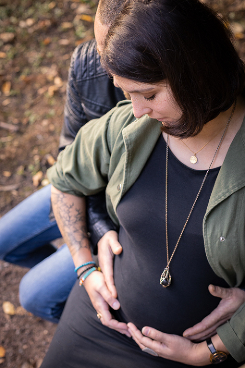 Séance grossesse en automne