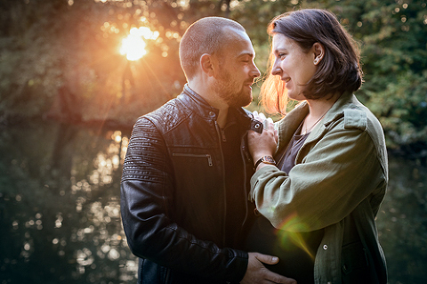 Séance grossesse en automne