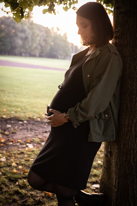 Séance grossesse en automne