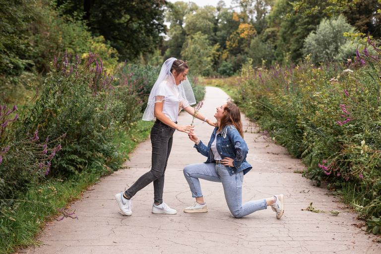 Une séance photos EVJF à la Citadelle de Lille