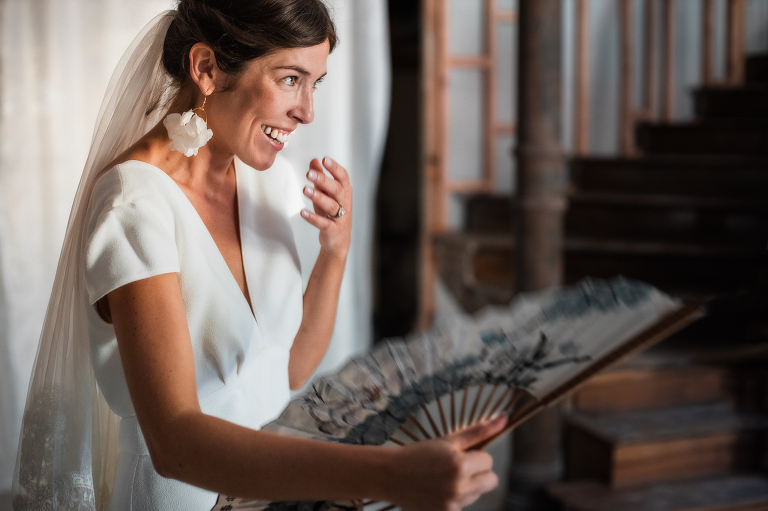 L'émotion de la mariée