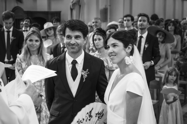 Cérémonie religieuse dans un petit village de la Vallée du lot