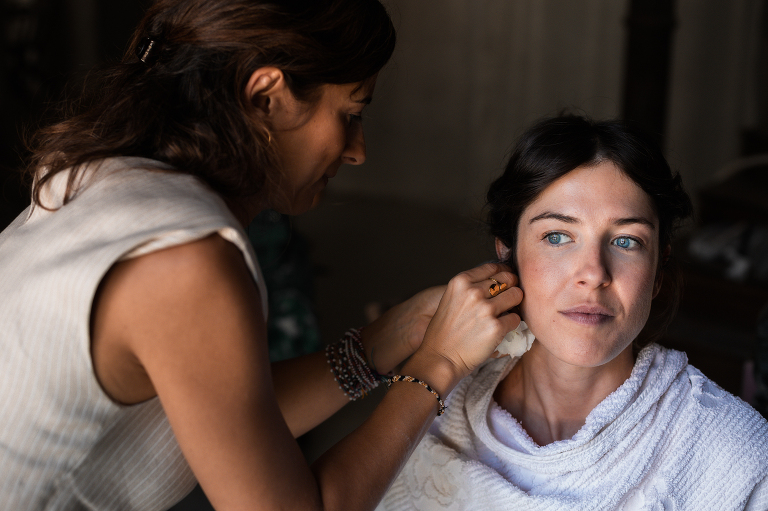 Les préparatifs de la mariée