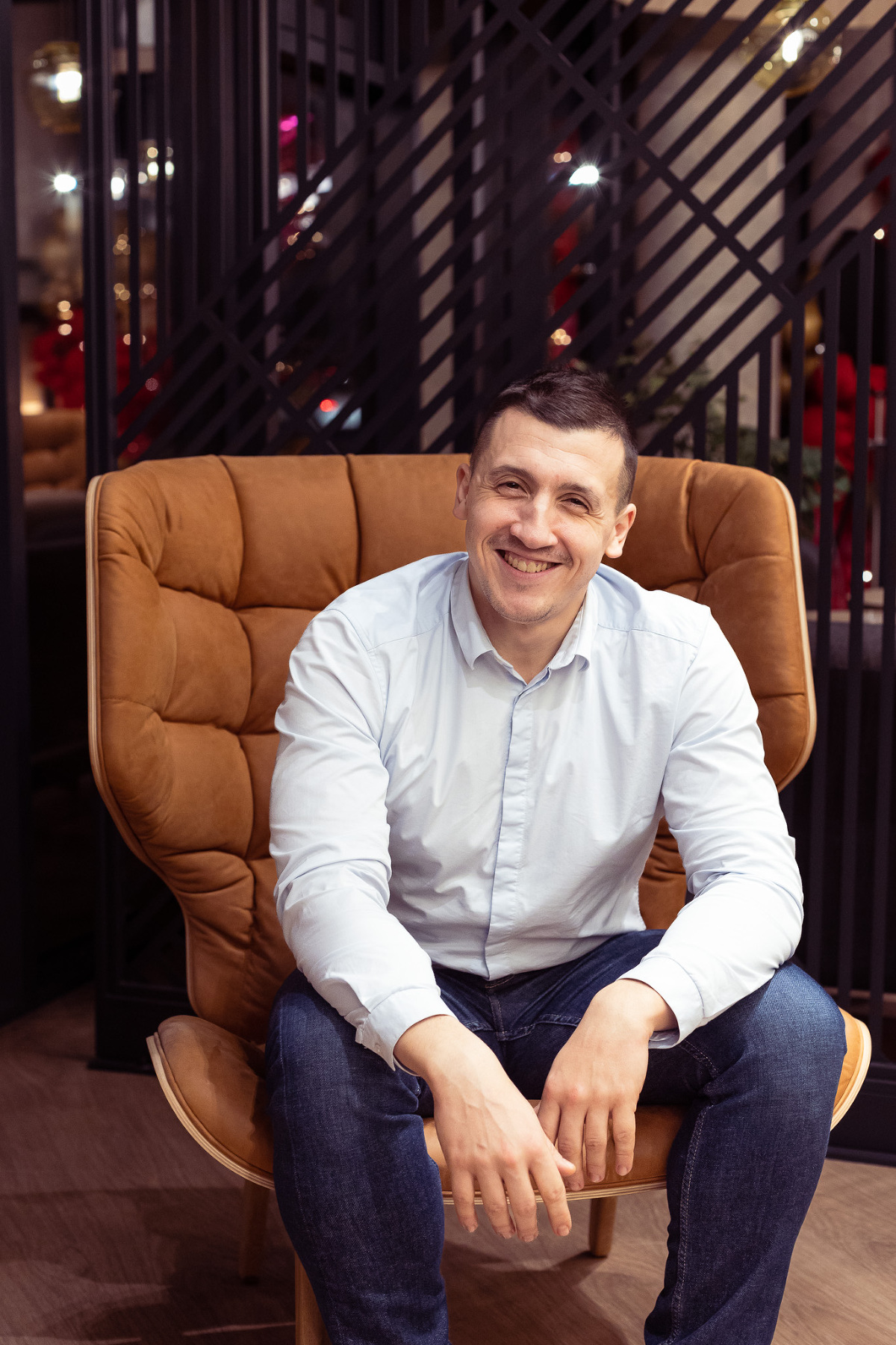 Portrait professionnel homme décontracté